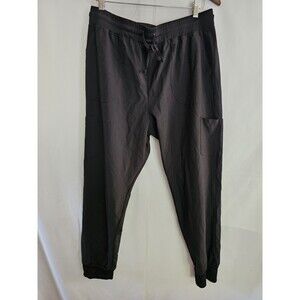 ScrubAid Performance Scrub Pants Black Jogger Style Women’s Size XL
